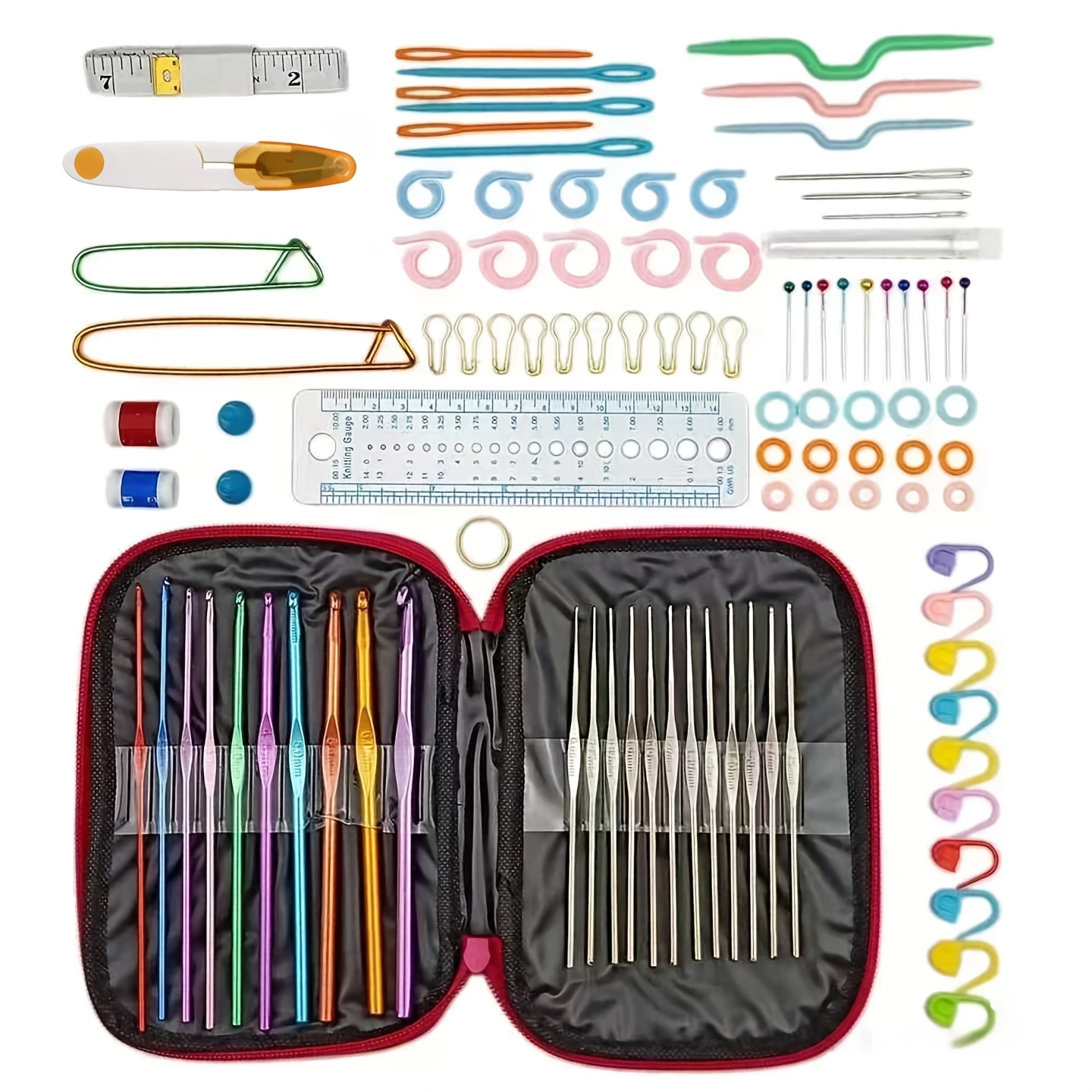 Complete set of metal hook kni – обзор и цена Crochet Hook Set