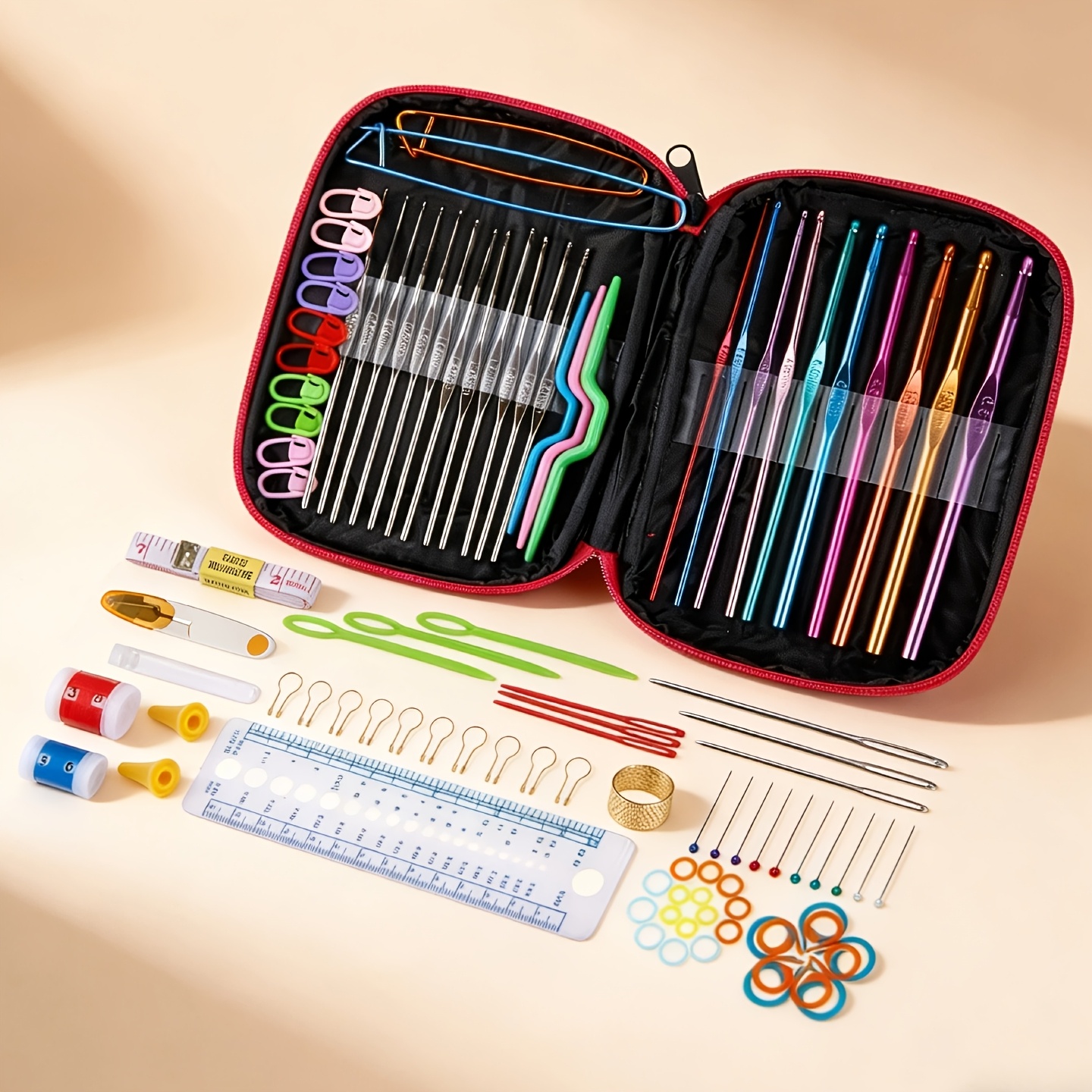 Complete set of metal hook kni – обзор и цена Crochet Hook Set