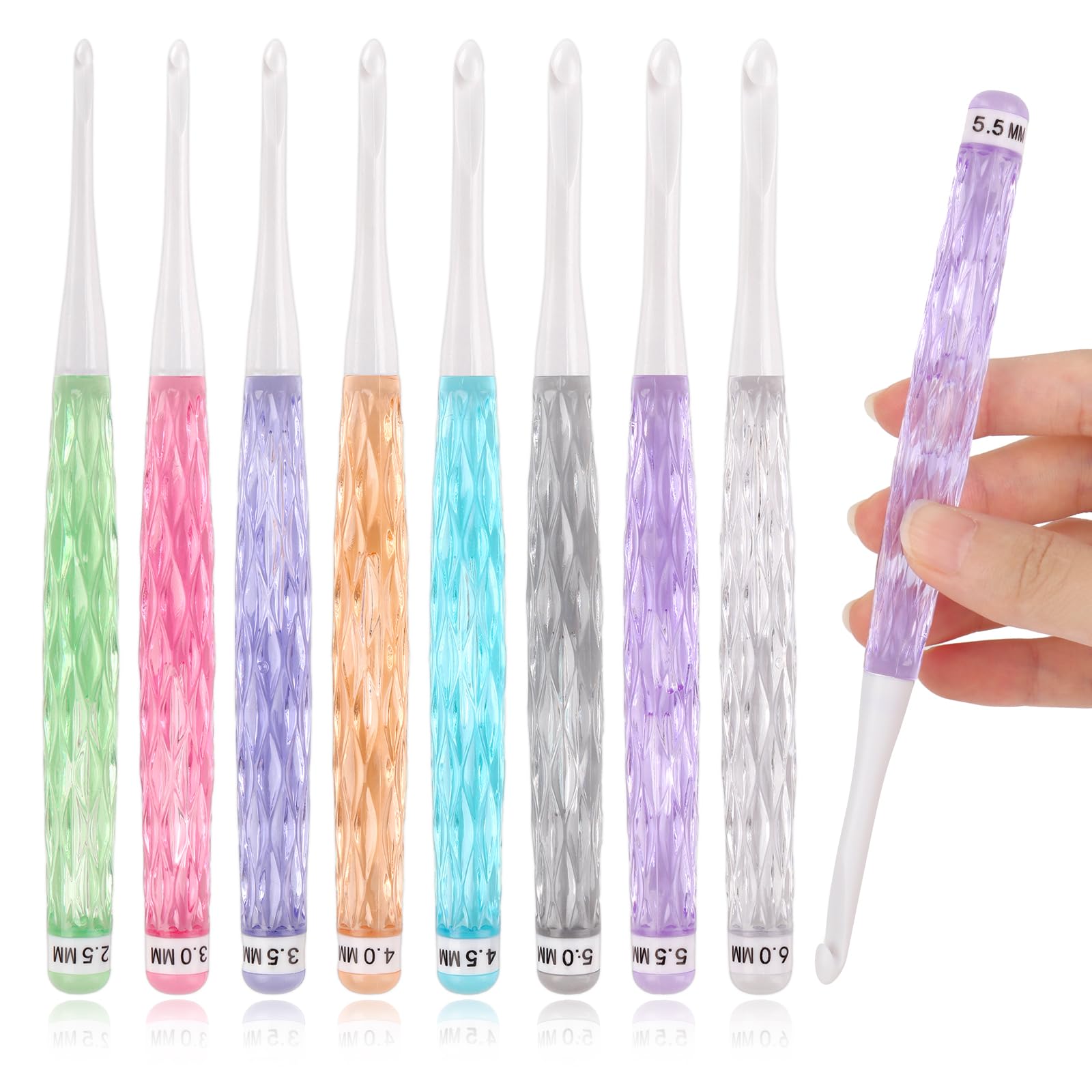 8Pcs/set Color Crochet Hook Ki – обзор и цена Crochet Hook Set