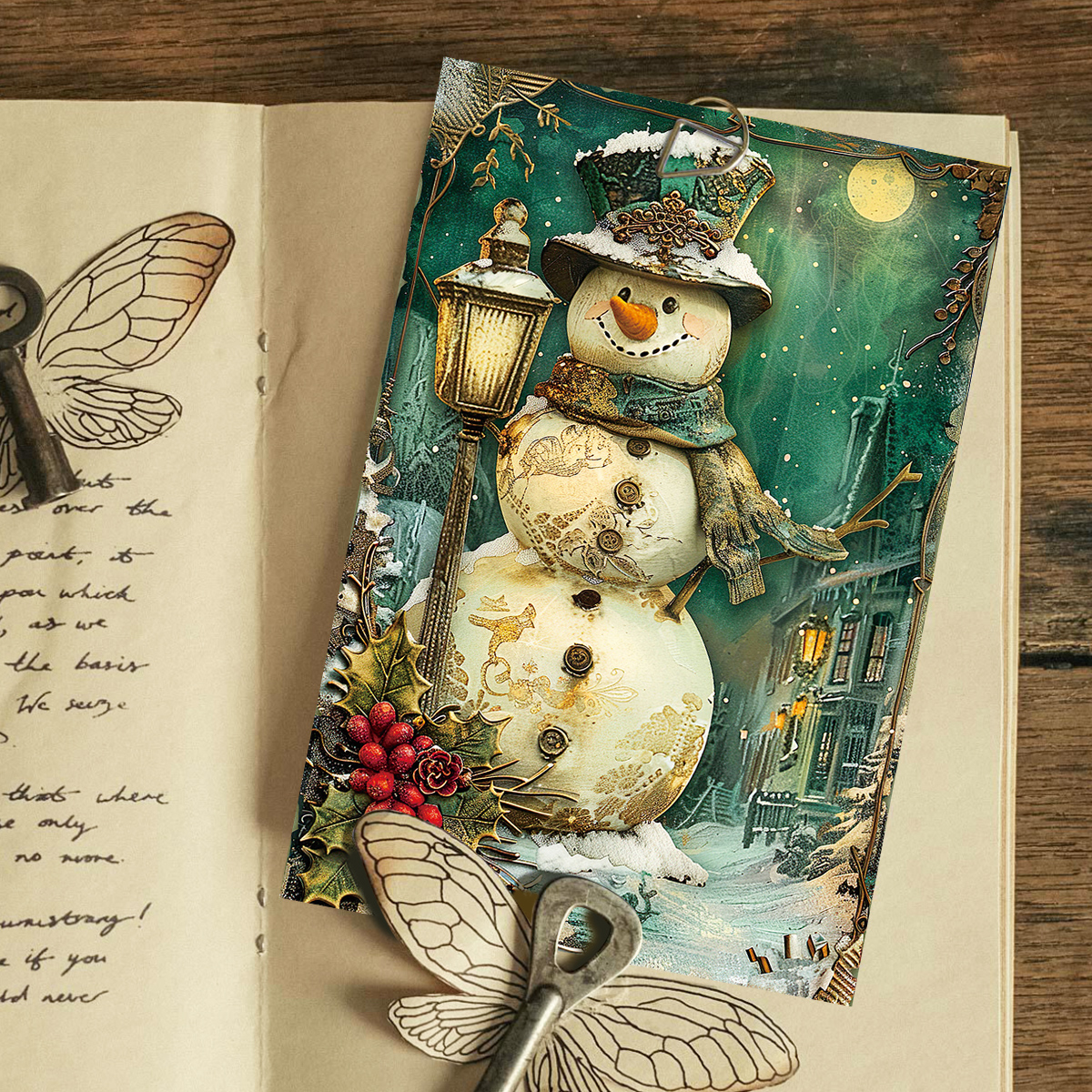 30pcs Vintage Christmas Green  – обзор и цена Art Craft Village