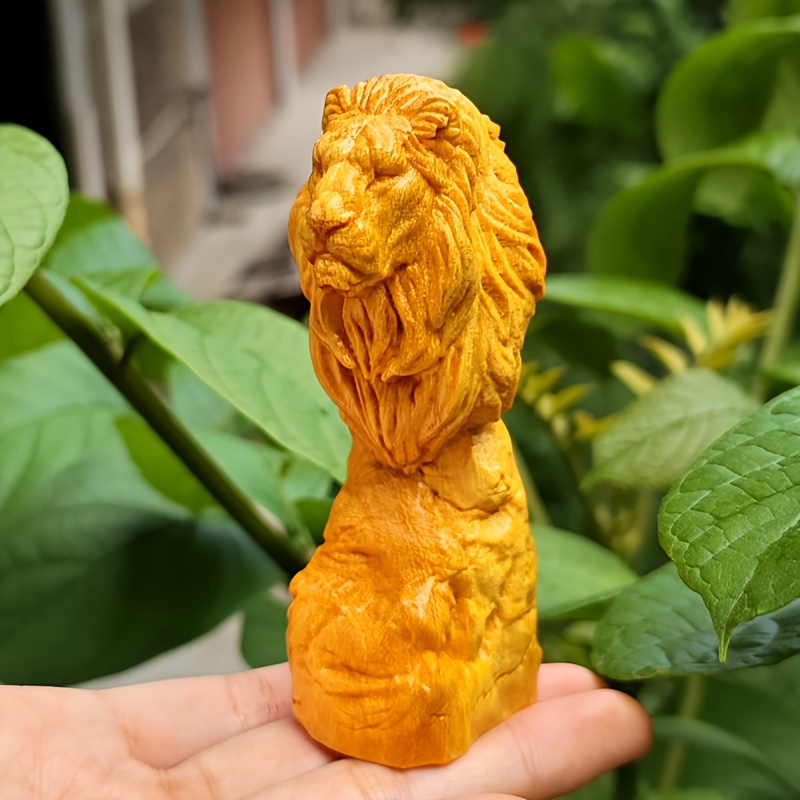 Forest-Style Wooden Lion Head  – обзор и цена Art Craft Lion