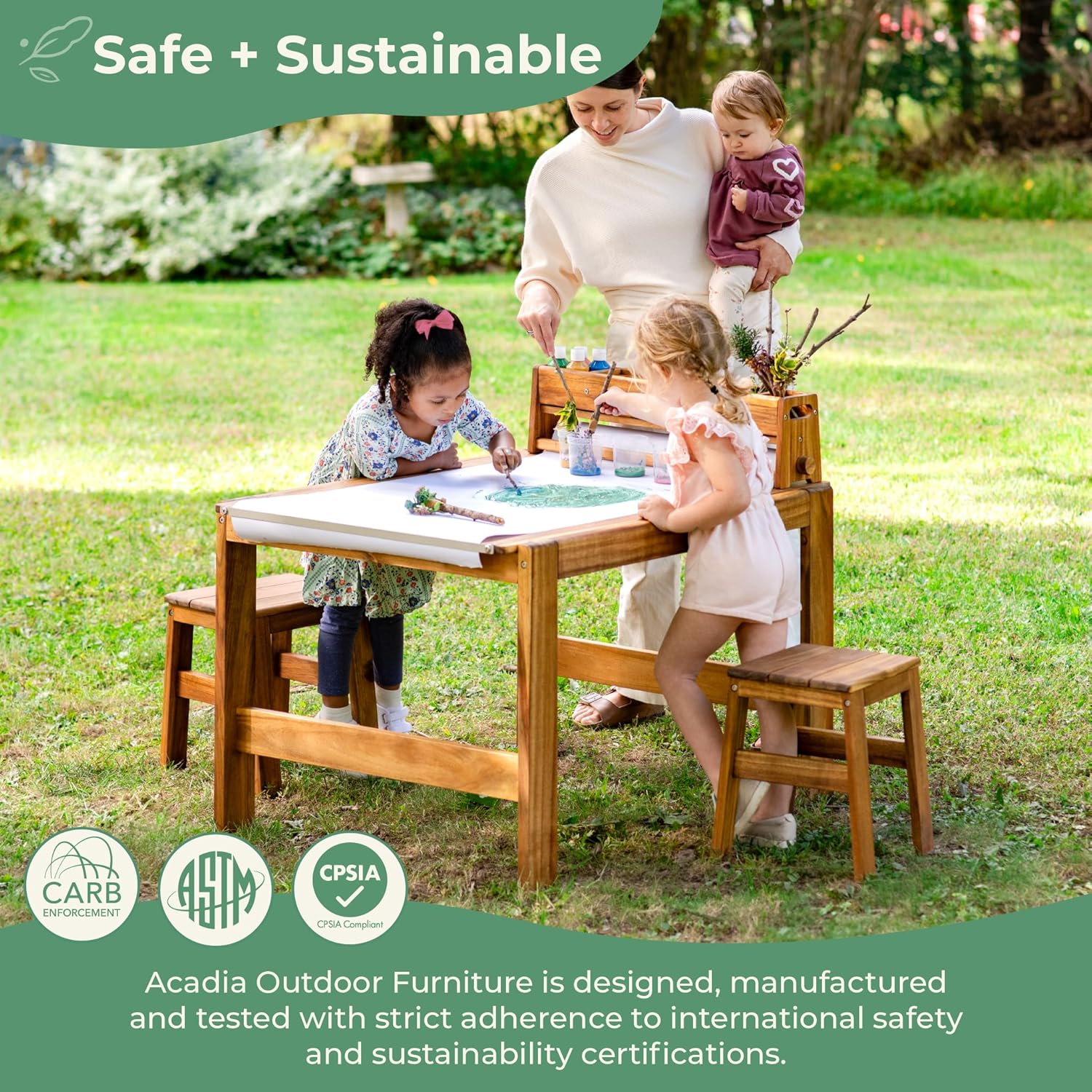 Acadia Outdoor Art Table and S – обзор и цена School Of Art X Craft
