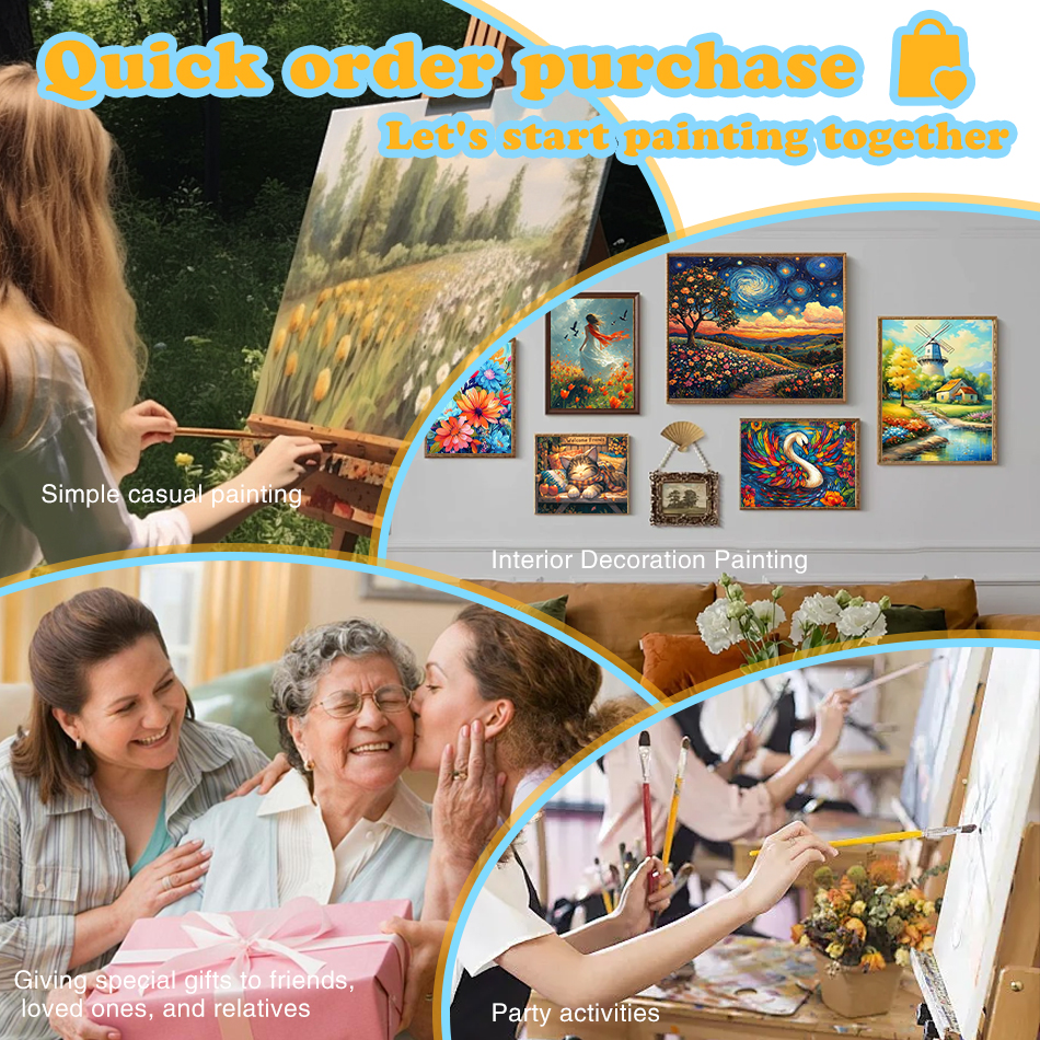 1pc frameless Painting By Numb – обзор и цена Art Craft Village