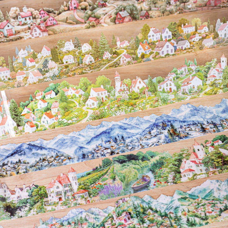 6 Rolls 6Cm×200Cm Village Them – обзор и цена Art Craft Village