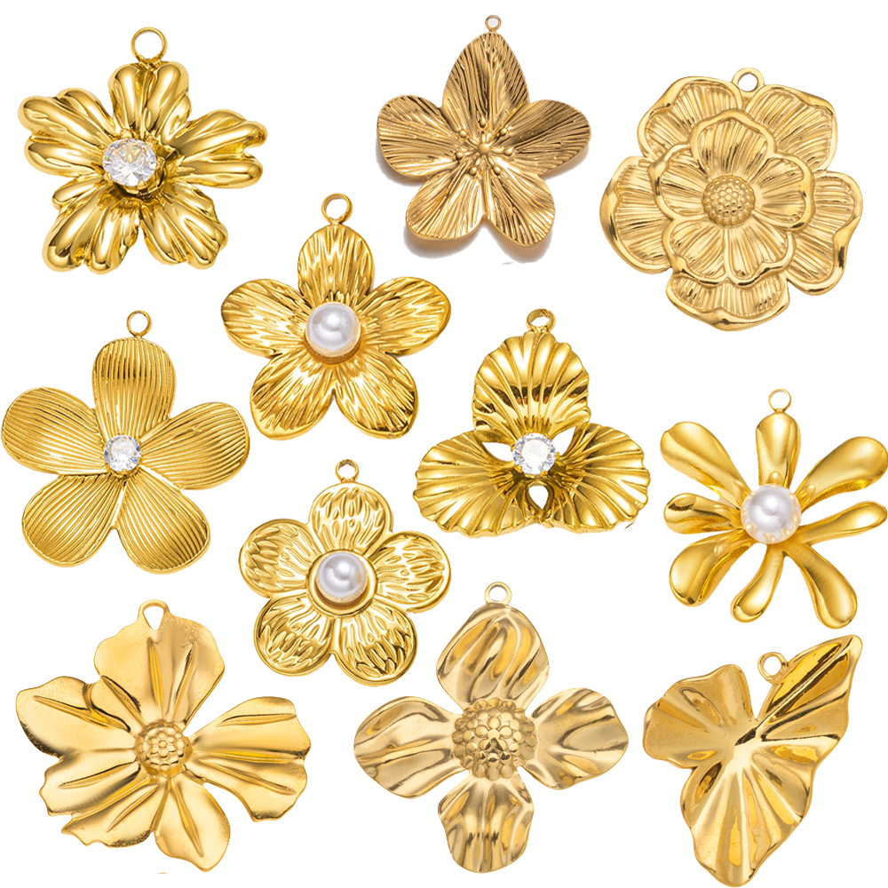 5pcs Gold Stainless Steel Flow – обзор и цена Art Craft Flower