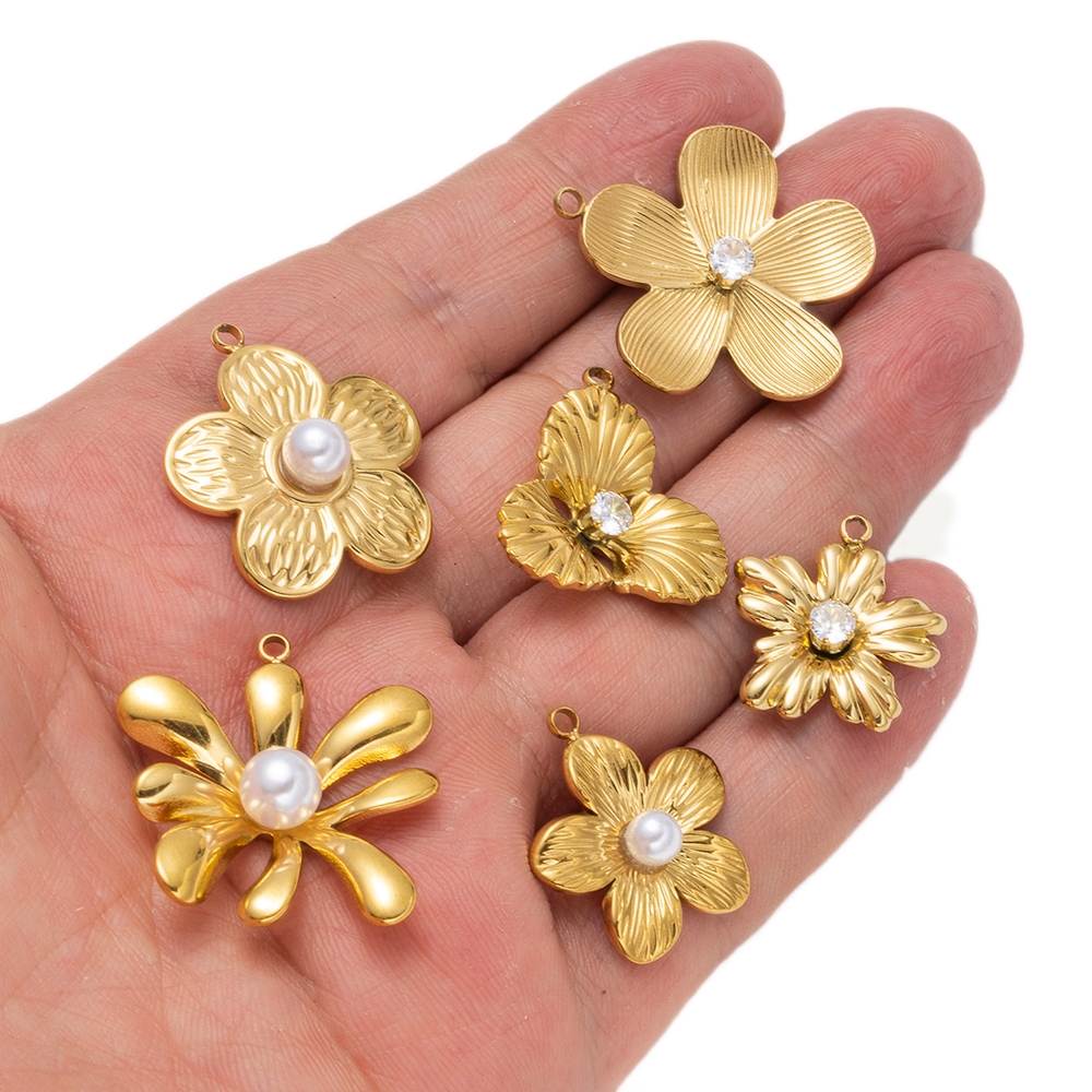 5pcs Gold Stainless Steel Flow – обзор и цена Art Craft Flower