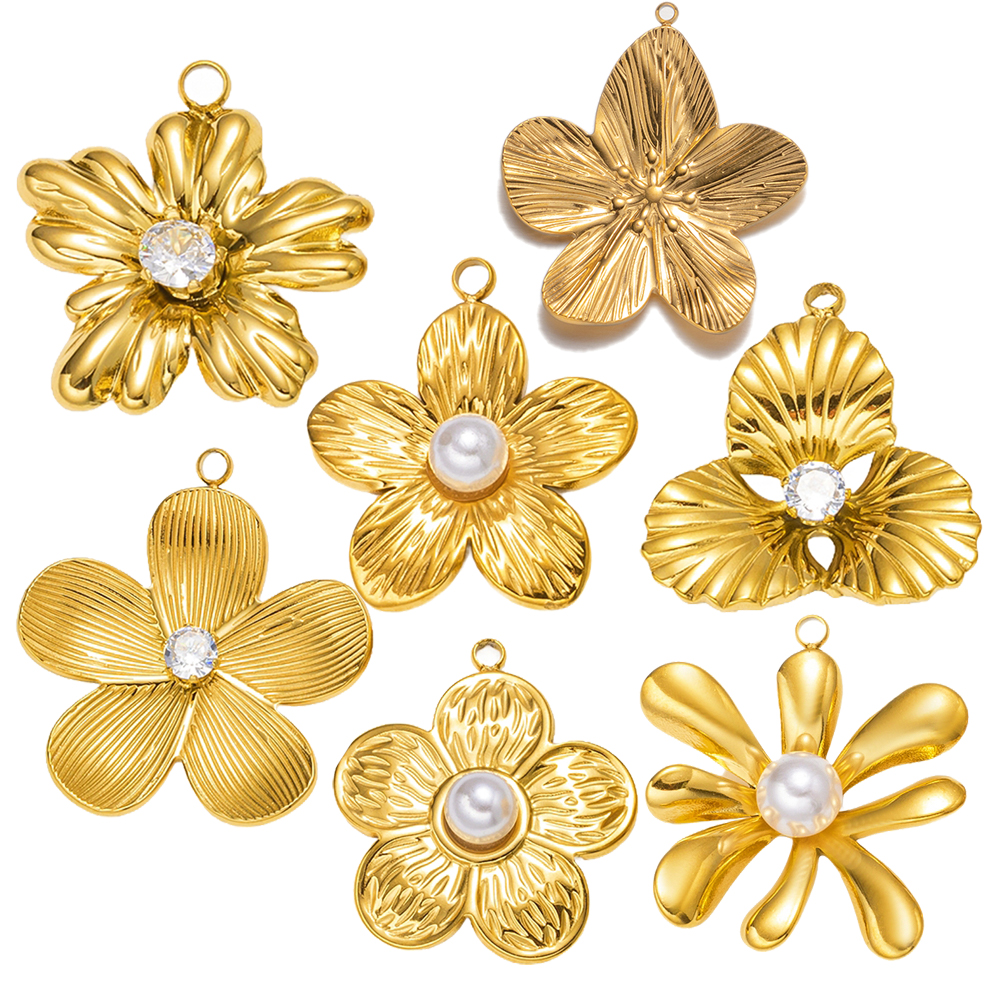 5pcs Gold Stainless Steel Flow – обзор и цена Art Craft Flower