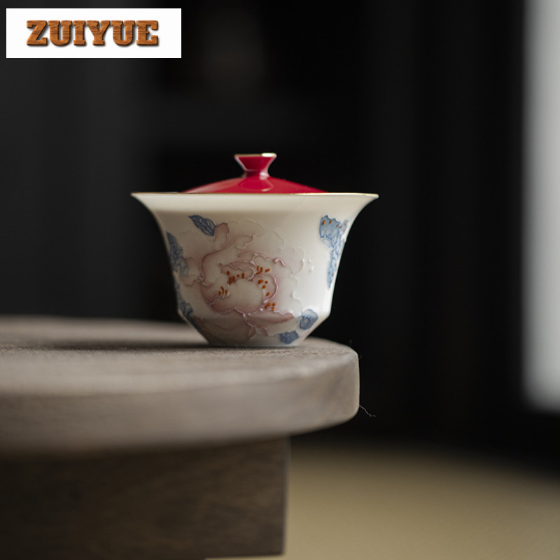 100ml Hand Drawn Peony Gaiwan  – обзор и цена Art And Craft Exclusives