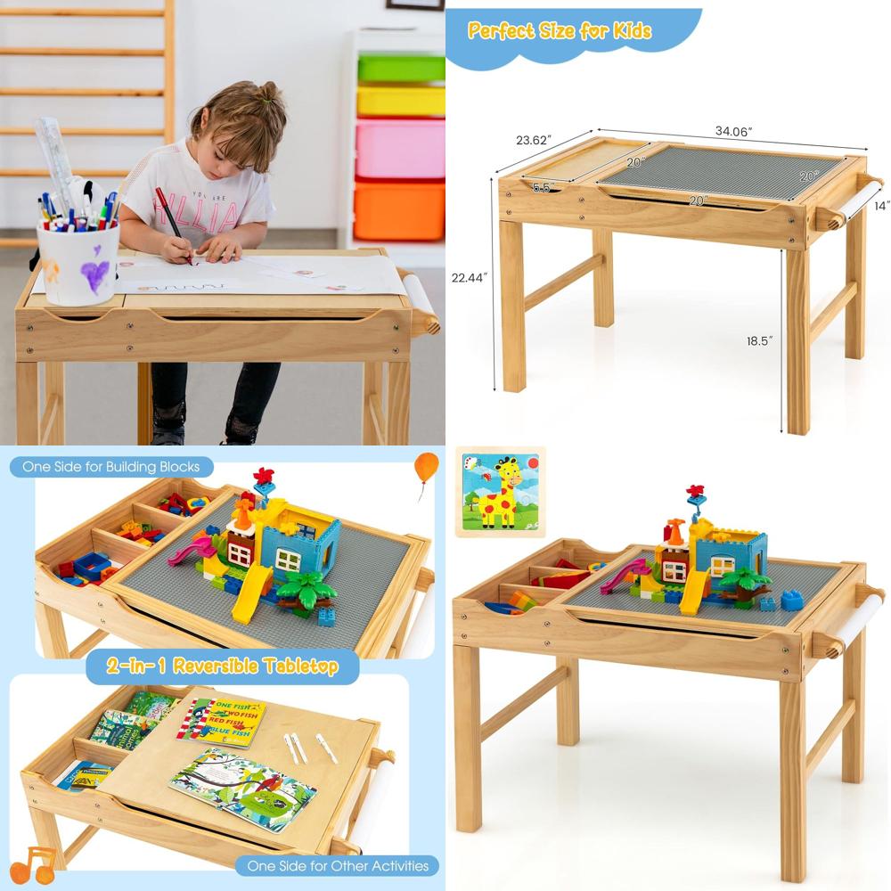3-in-1 Wooden Building Block D – обзор и цена Art Craft Building