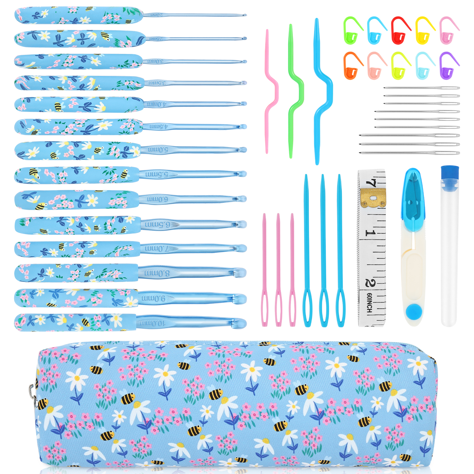 Colorful Crochet Hooks Set Erg – обзор и цена Crochet Hook Set
