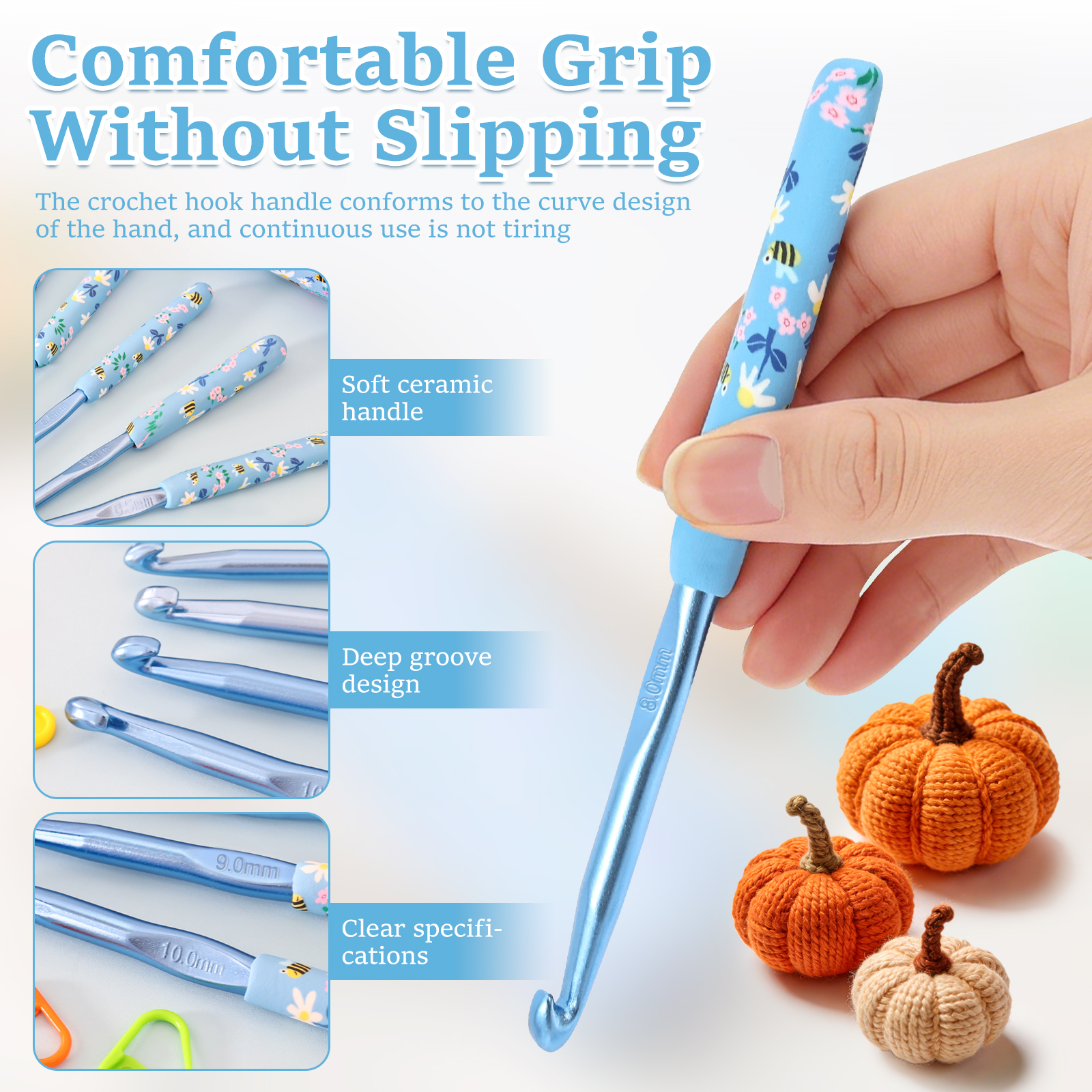 Colorful Crochet Hooks Set Erg – обзор и цена Crochet Hook Set