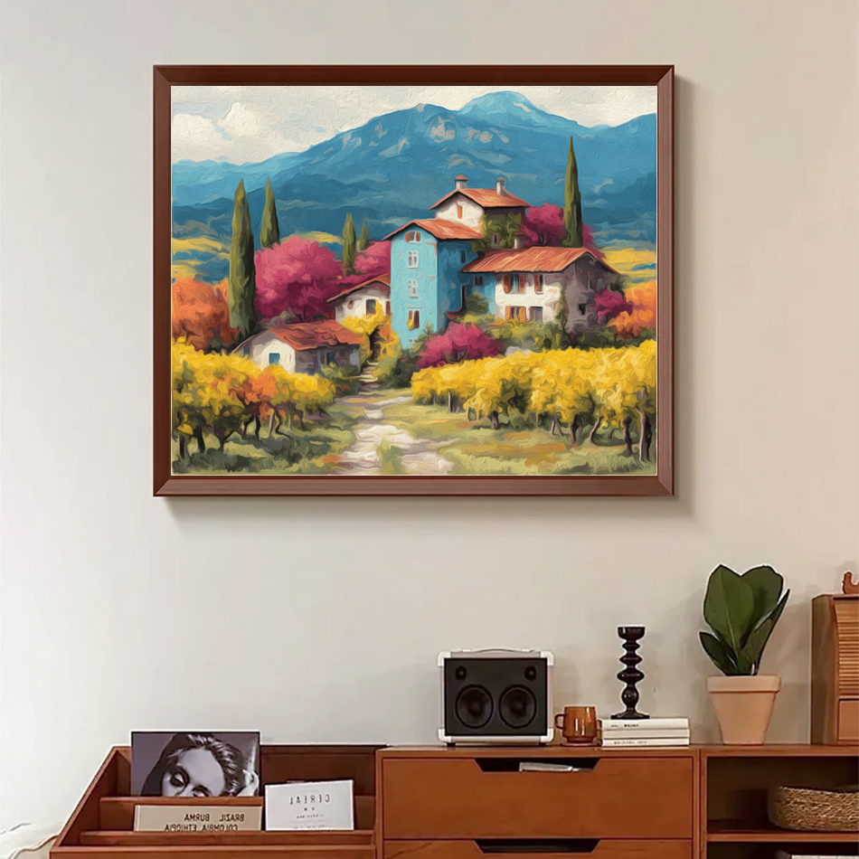 RUOPOTY Paint By Numbers Villa – обзор и цена Art Craft Village